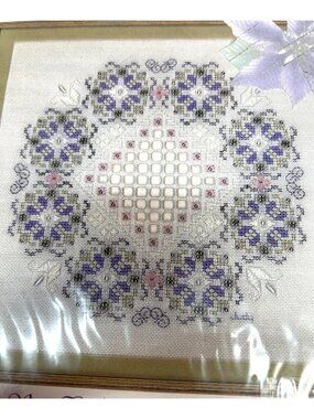 Inspiration Hardanger & Cross Stitch Pattern By Judy Dixon With Beads & Instruct